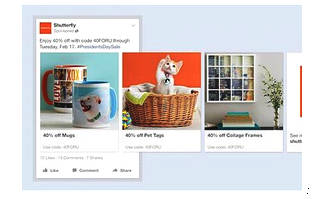 Facebook周二推出產品展示廣告服務，直面挑戰谷歌廣告霸主地位